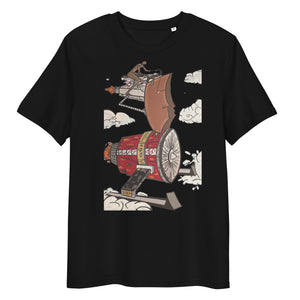 "FaceLift" Industrial Mechanics Unisex organic cotton t-shirt