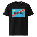 CONGO QR Relief Unisex organic cotton t-shirt