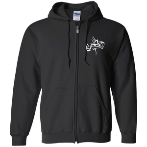 Eye Of Rauthentic Zip Up Hooded Sweatshirt Embroidered